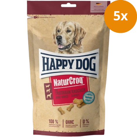 Happy Dog NaturCroq Snack Mini Truthahn Knochen