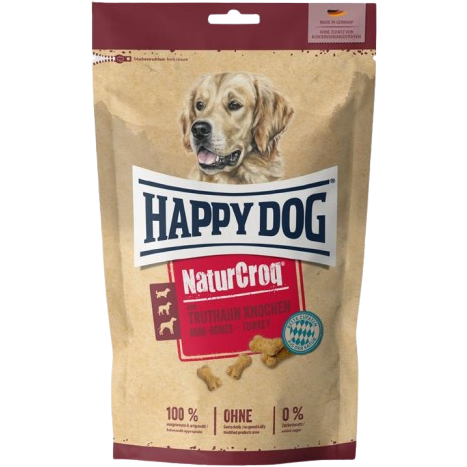 Happy Dog NaturCroq Snack Mini Truthahn Knochen