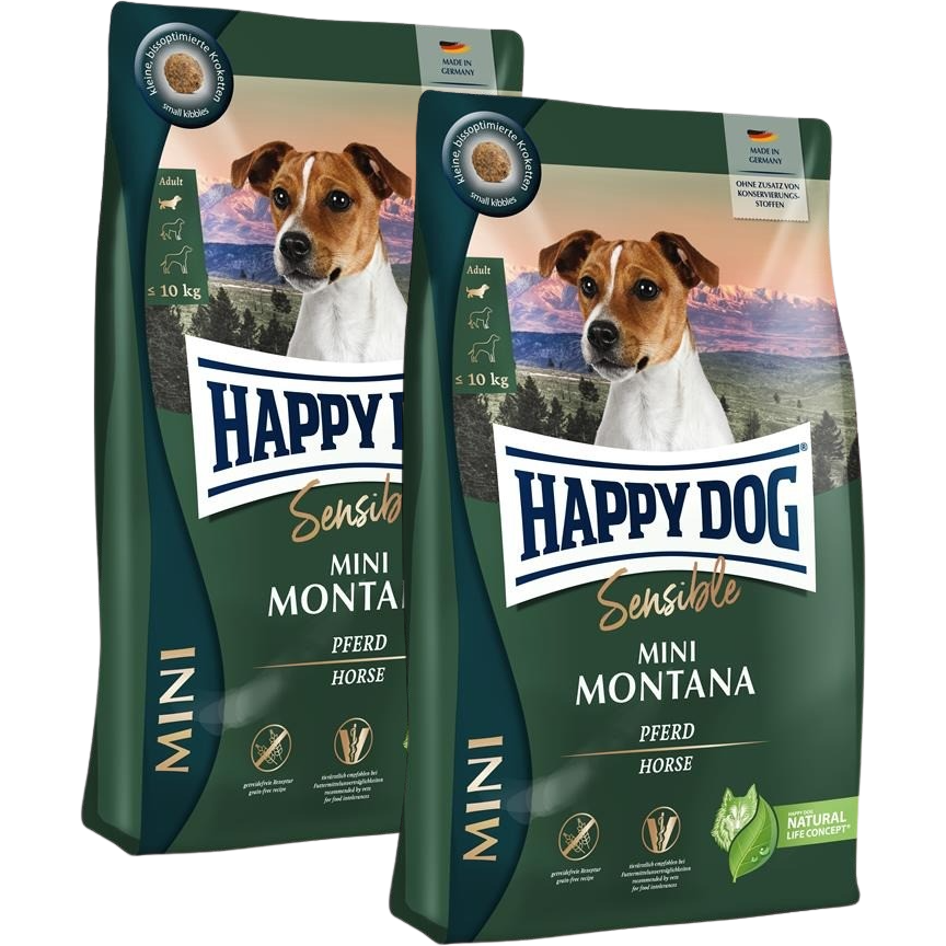 Sparpaket Happy Dog Sensible Mini Montana 2 x 4 kg