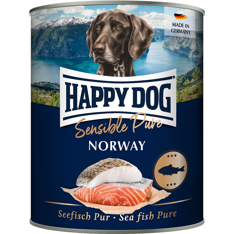 Happy Dog Sensible Pure Norway Seefisch Pur 800 g