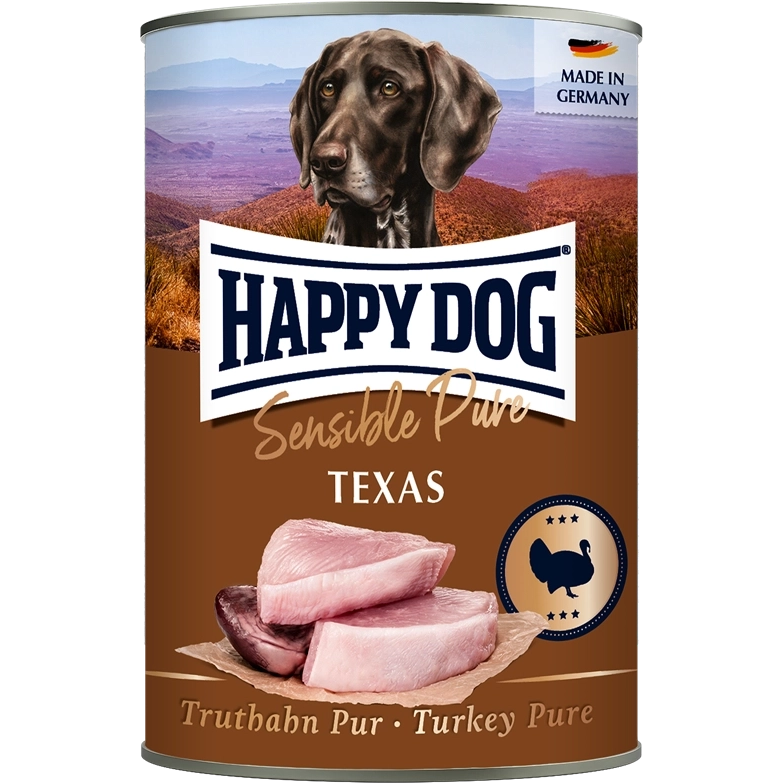 Happy Dog Sensible Pure Texas Truthahn Pur 400 g