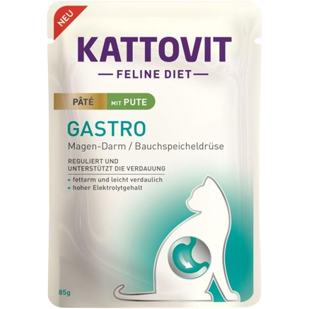 Kattovit PB Feline Diet Paté mit Pute 85 g