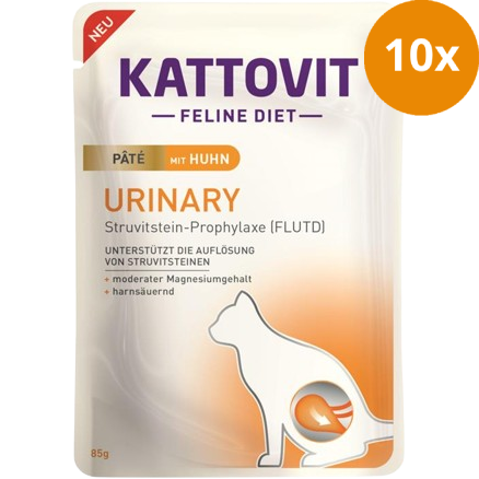 Kattovit PB Feline Diet Urinary Paté mit Huhn 85 g