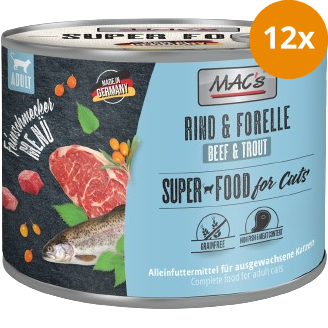 MAC's Cat Feinschmecker Rind & Forelle Dose 200 g