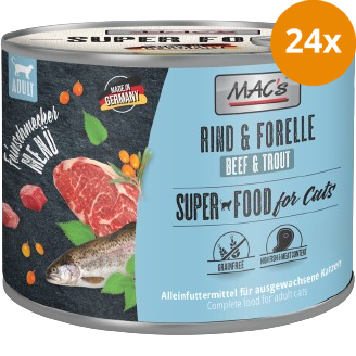 MAC's Cat Feinschmecker Rind & Forelle Dose 200 g