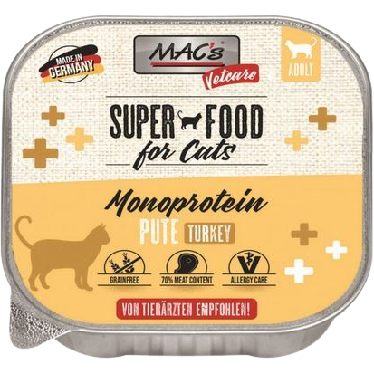 MAC's Cat Vetcare Mono Pute 100 g