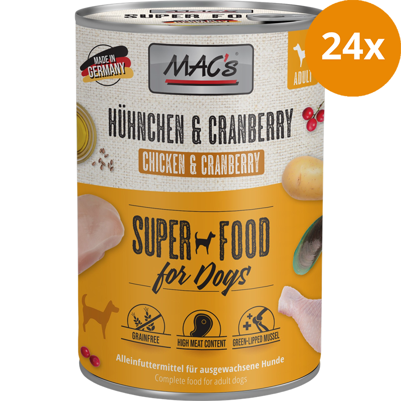 MAC's Dog Hühnchen & Cranberry 400 g