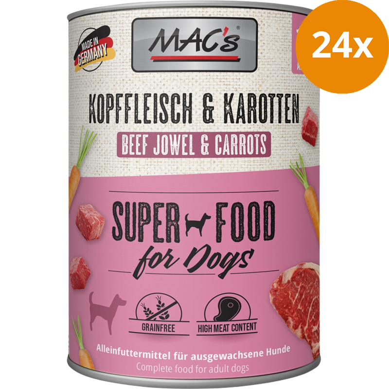 MAC's Dog Kopffleisch & Karotten 800 g