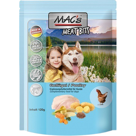 MAC's Dog Meat Bits Geflügel 120 g