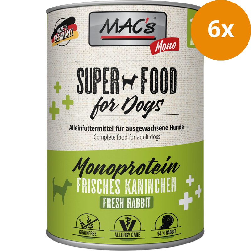 MAC's Dog Monoprotein Kaninchen 400 g