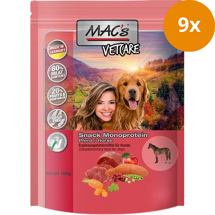 MAC's Dog Monoprotein Snack Pferd 100 g