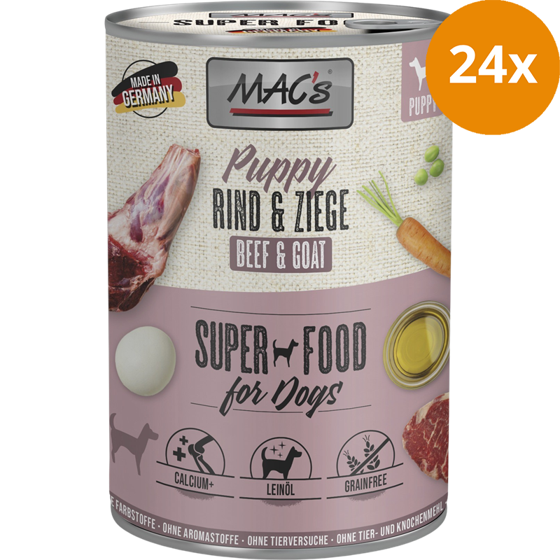 MAC's Puppy Rind & Ziege 400 g