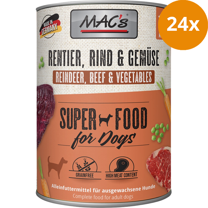 MAC's Dog Rentier, Rind & Gemüse 800 g