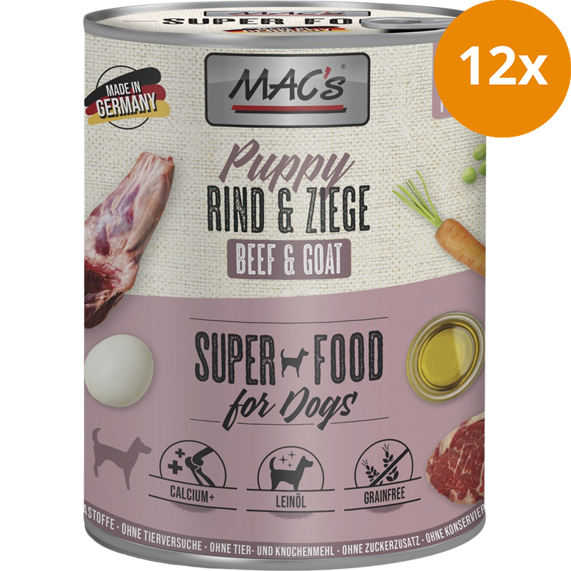 MAC's Puppy Rind & Ziege 800 g