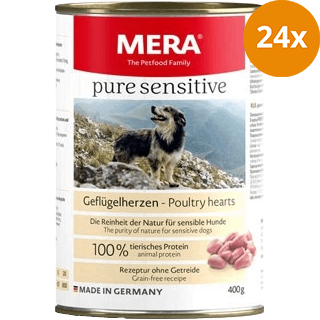 MERA pure sensitive Geflügelherzen 400 g