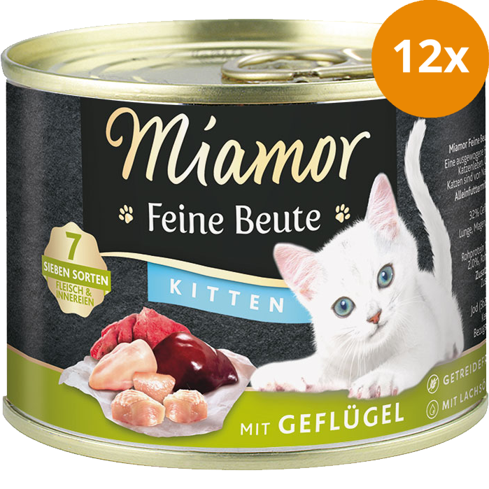 Miamor Dose Feine Beute Kitten Geflügel 185 g