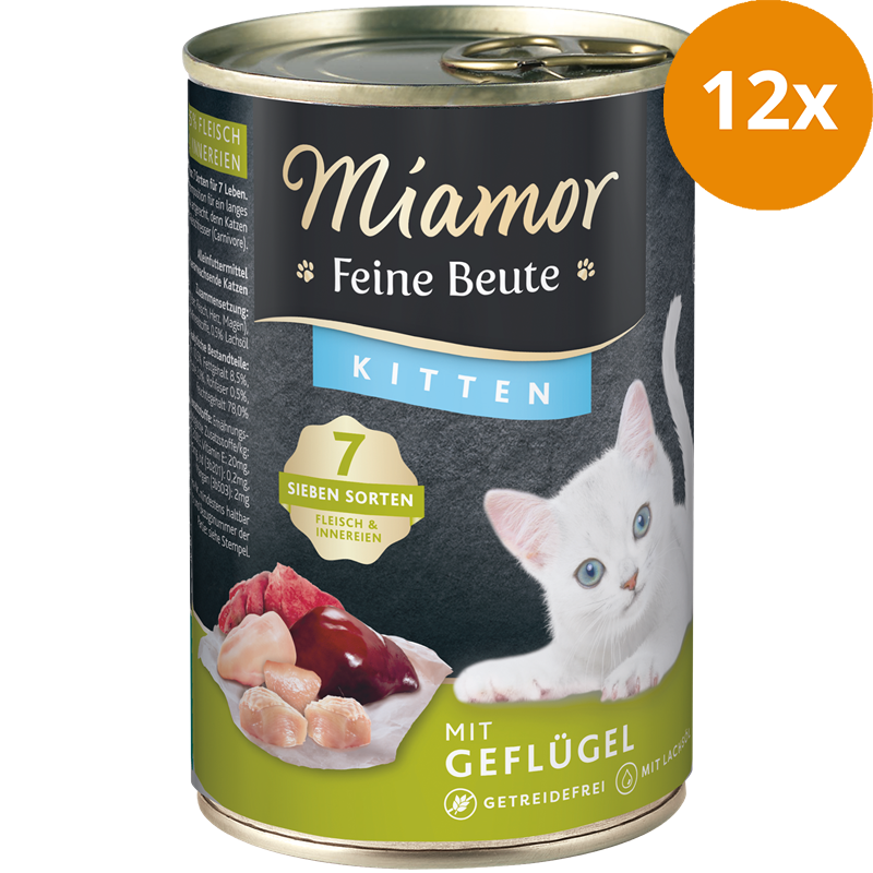 Miamor Dose Feine Beute Kitten Geflügel 400 g