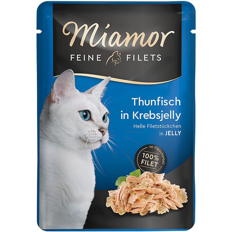 Miamor Feine Filets Thunfisch in Krebsjelly 100 g