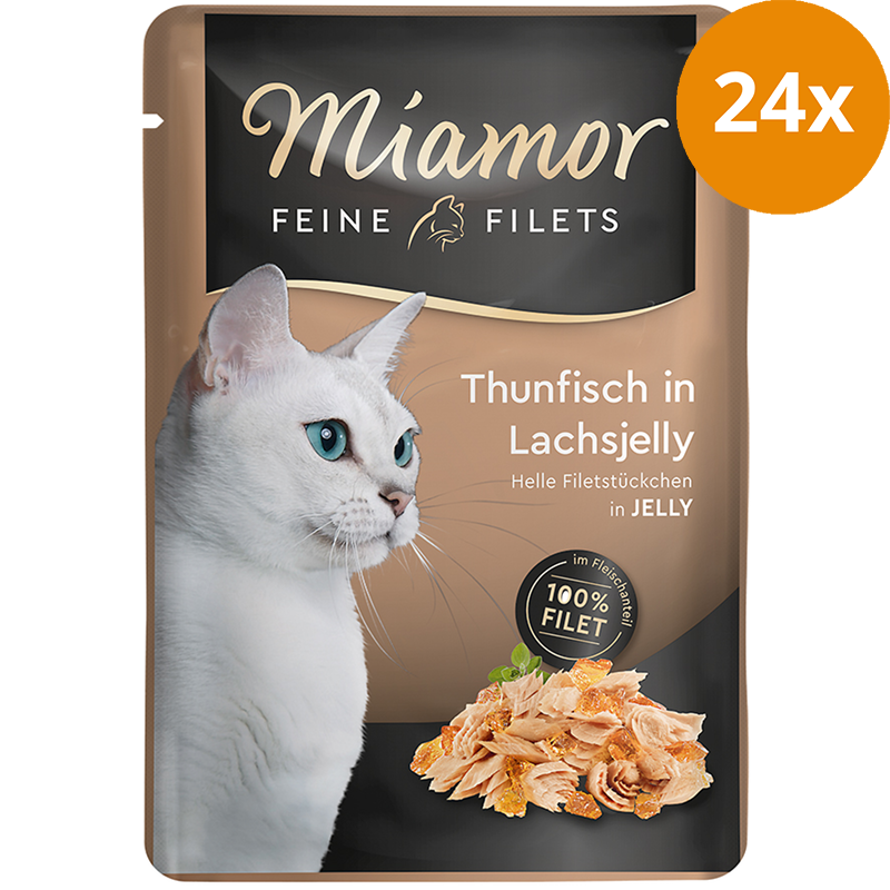 Miamor Feine Filets Thunfisch in Lachsjelly 100 g