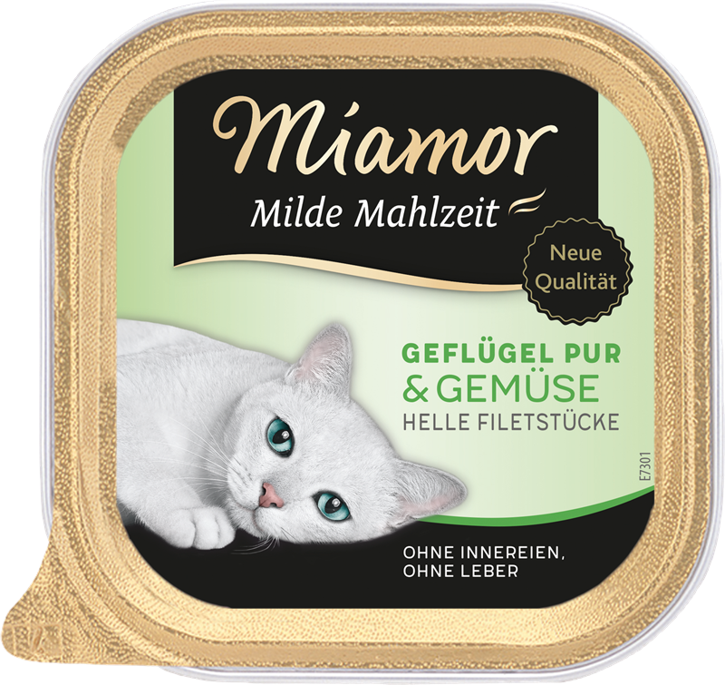 Miamor Milde Mahlzeit Geflügel & Gemüse 100 g