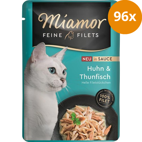 Miamor PB Feine Filets Huhn & Thunfisch in Sauce 100 g