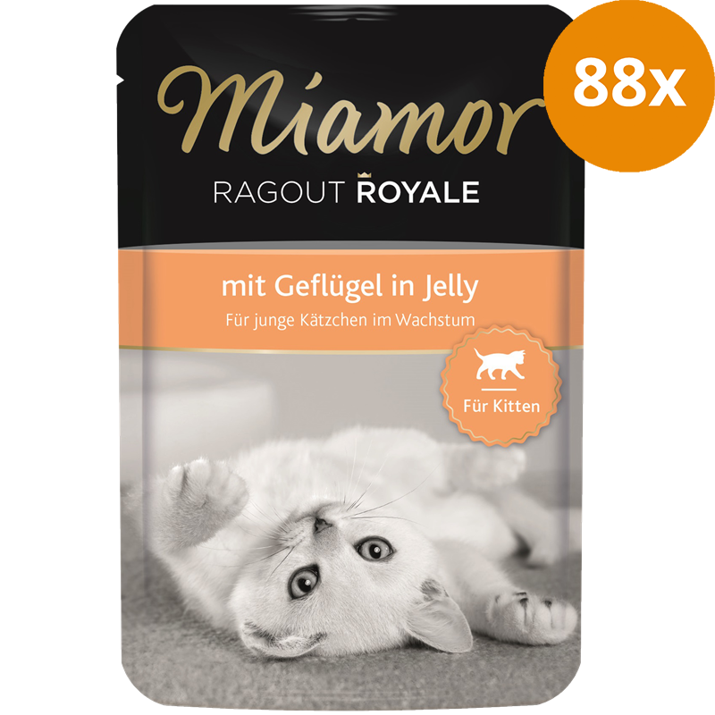 Miamor Ragout Royale in Jelly für Kitten mit Geflügel 100 g