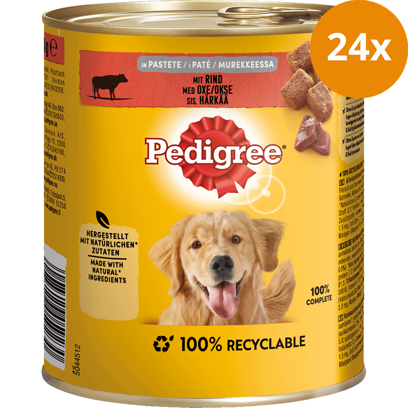 Pedigree Pastete Rind 800 g