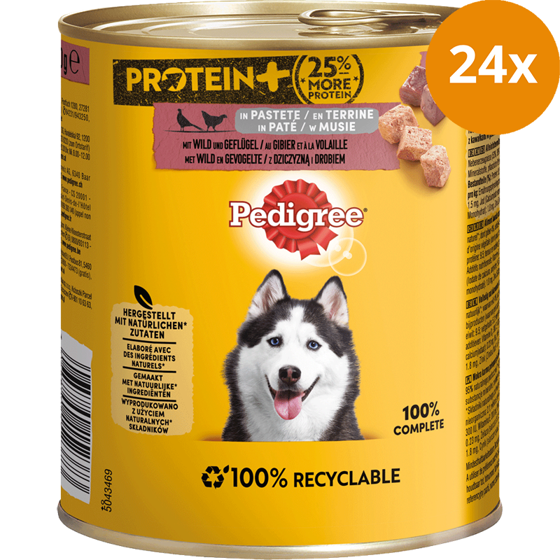 Pedigree Protein Wild & Geflügel in Pastete 800 g