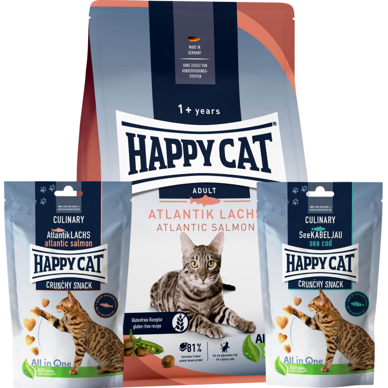 Probierpaket Happy Cat Fisch