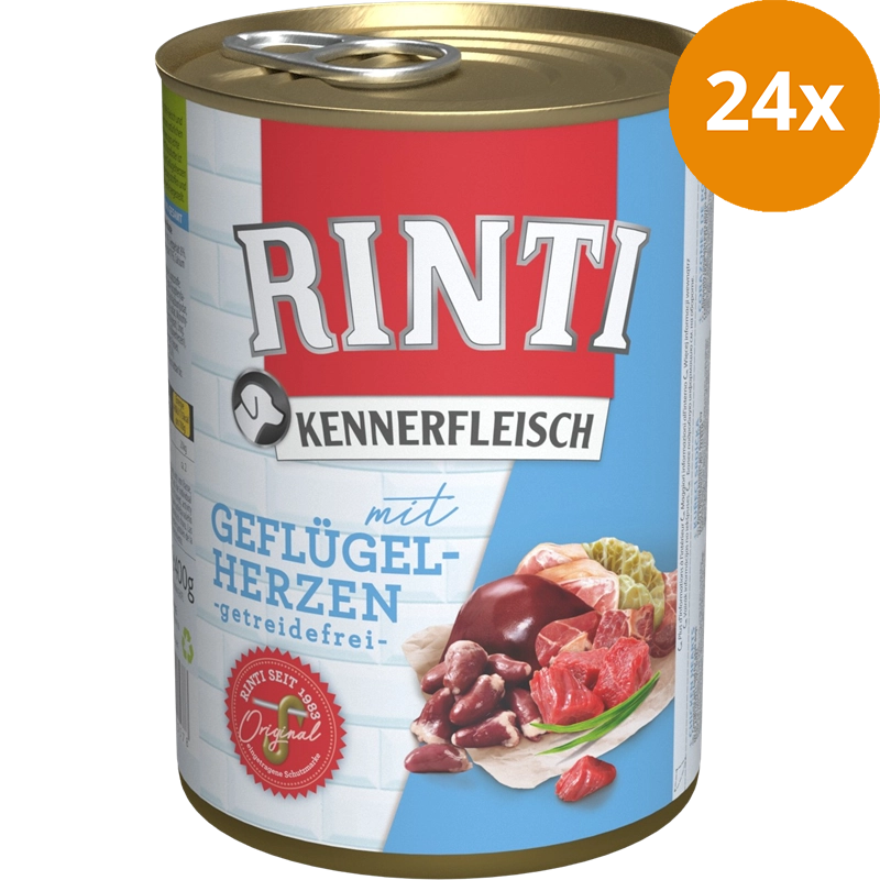 Rinti Kennerfleisch Geflügelherzen 400 g