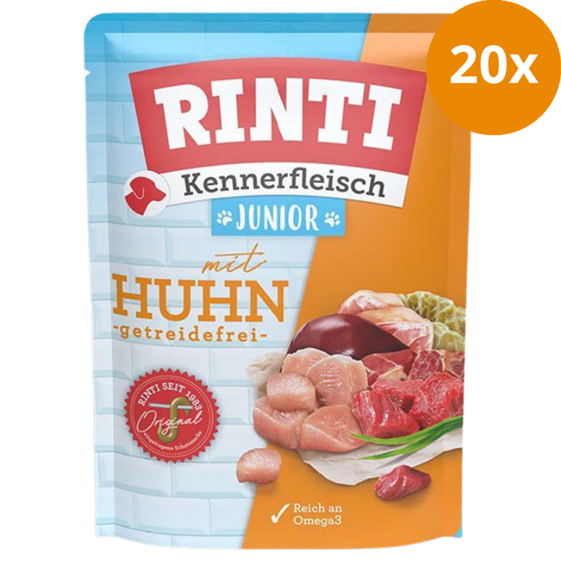 Rinti PB Kennerfleisch Junior mit Huhn 400 g