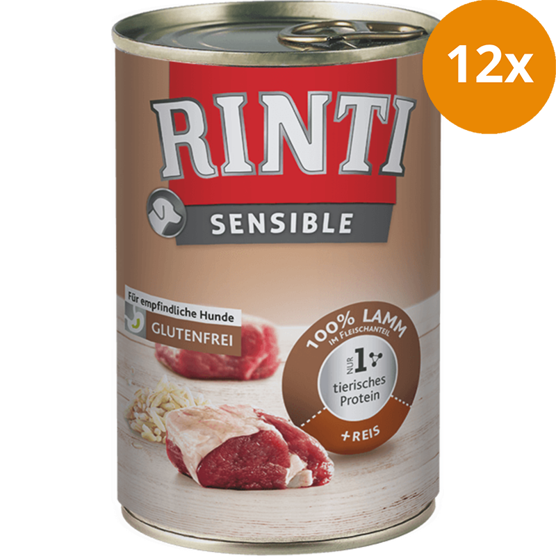 Rinti Sensible Lamm & Reis 400 g