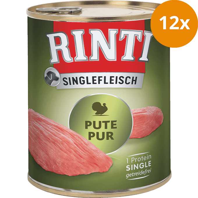 Rinti Singlefleisch Exclusive Pute Pur 800 g