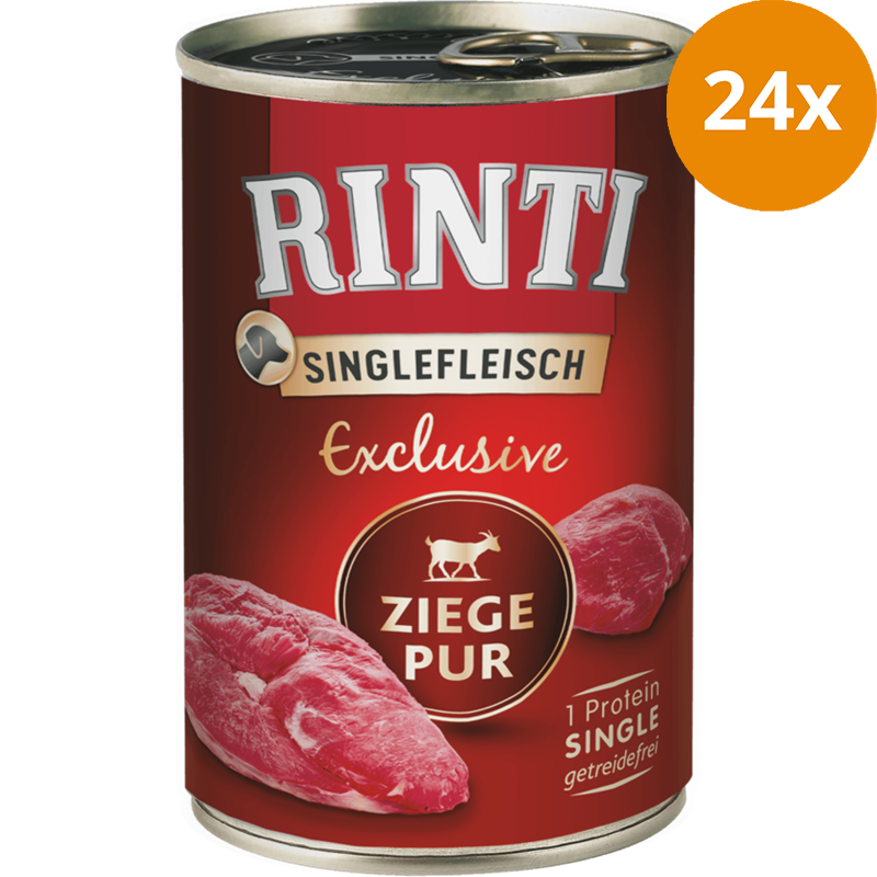 Rinti Singlefleisch Exclusive Ziege Pur 400 g