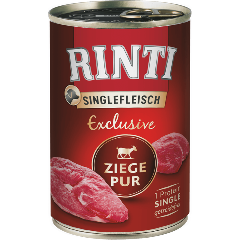 Rinti Singlefleisch Exclusive Ziege Pur 400 g