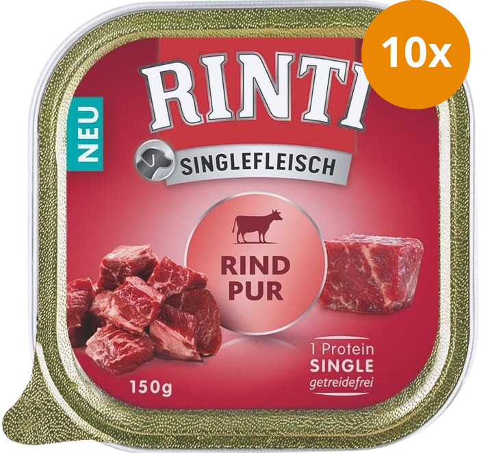 Rinti Singlefleisch Schale Rind Pur 150 g