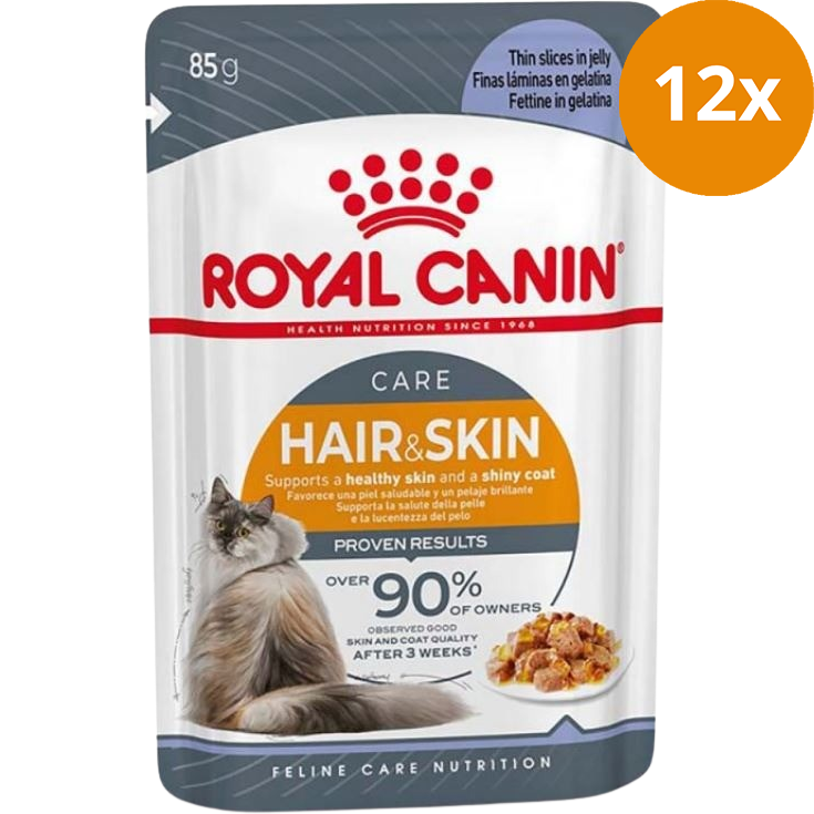 ROYAL CANIN Frischebeutel Hair & Skin in Gelee 1020 g