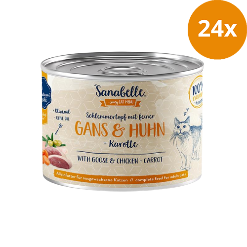 Sanabelle Nassfutter mit Gans & Huhn 180 g