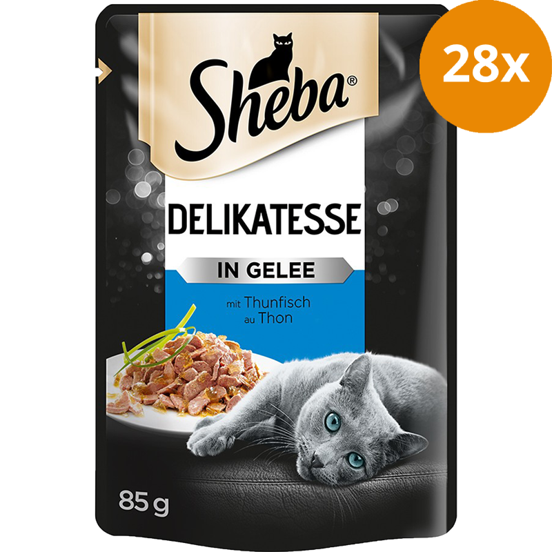 Sheba Delikatesse in Gelee Thunfisch au Thon 85 g