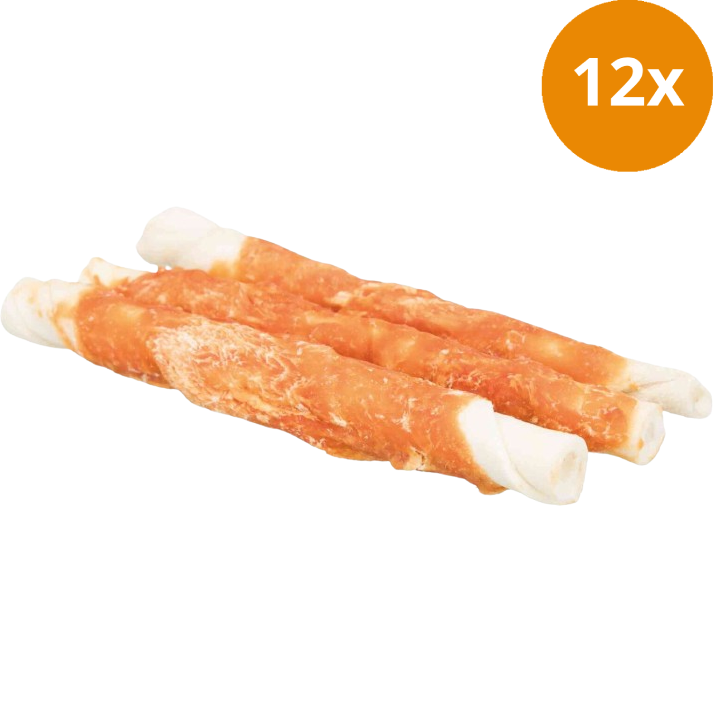 TRIXIE Denta Fun Kaurollen Huhn 140 g (3 Stück)