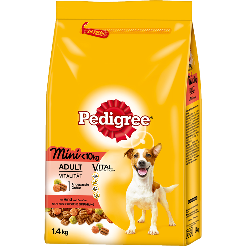 Pedigree Vital Protection Adult Mini mit Rind