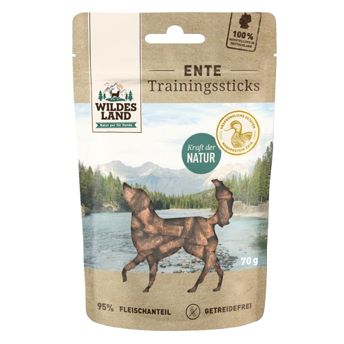 Wildes Land Ente Trainingssticks 70 g