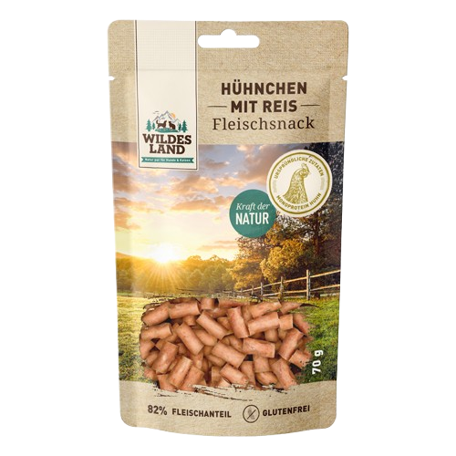 Wildes Land Hühnchen mit Reis 70 g