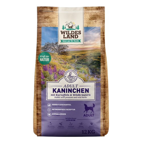 Wildes Land Kaninchen mit Kartoffeln 12 kg