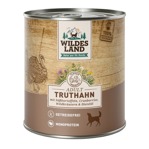 Wildes Land Truthahn mit Süßkartoffeln 800 g