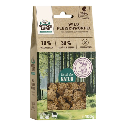 Wildes Land Wild Fleischwürfel 100 g