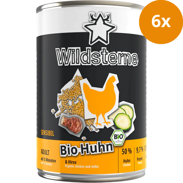 Wildsterne Adult Bio Huhn mit Hirse 400 g