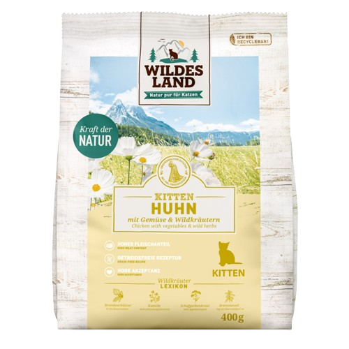 Wildes Land Kitten Huhn 400 g